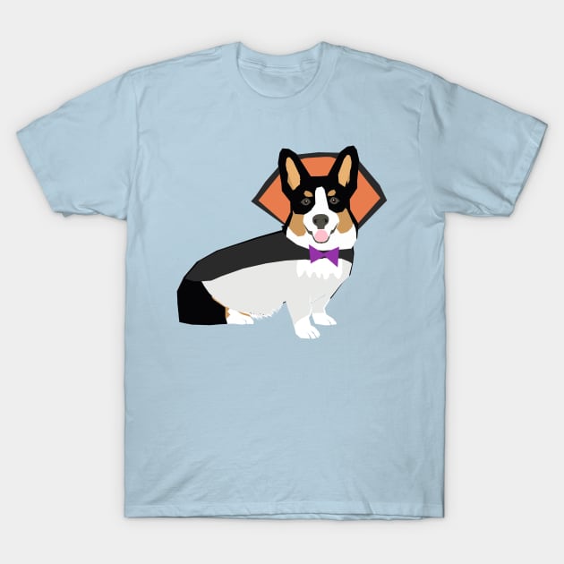 Tri Corgi Vampire T-Shirt by friendlypets